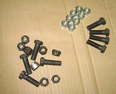 propshaft nuts and bolts