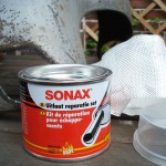 Sonax exhaust repais paste + glass fiber