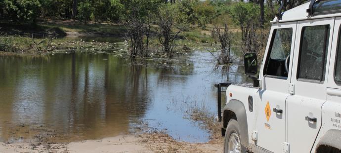 Land Rover Defender Moremi Game Reserve